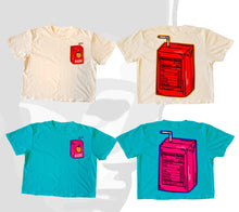 LADIES 1000% ORGANIC JUICEBOX CROP TEE